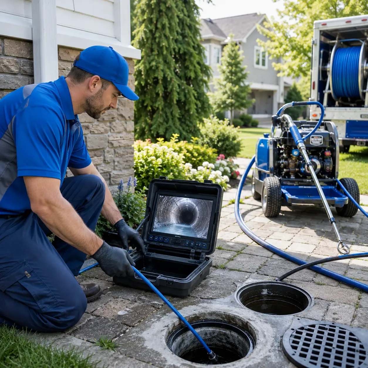 Outdoor drain cleaning professionals serving Rankin, TX